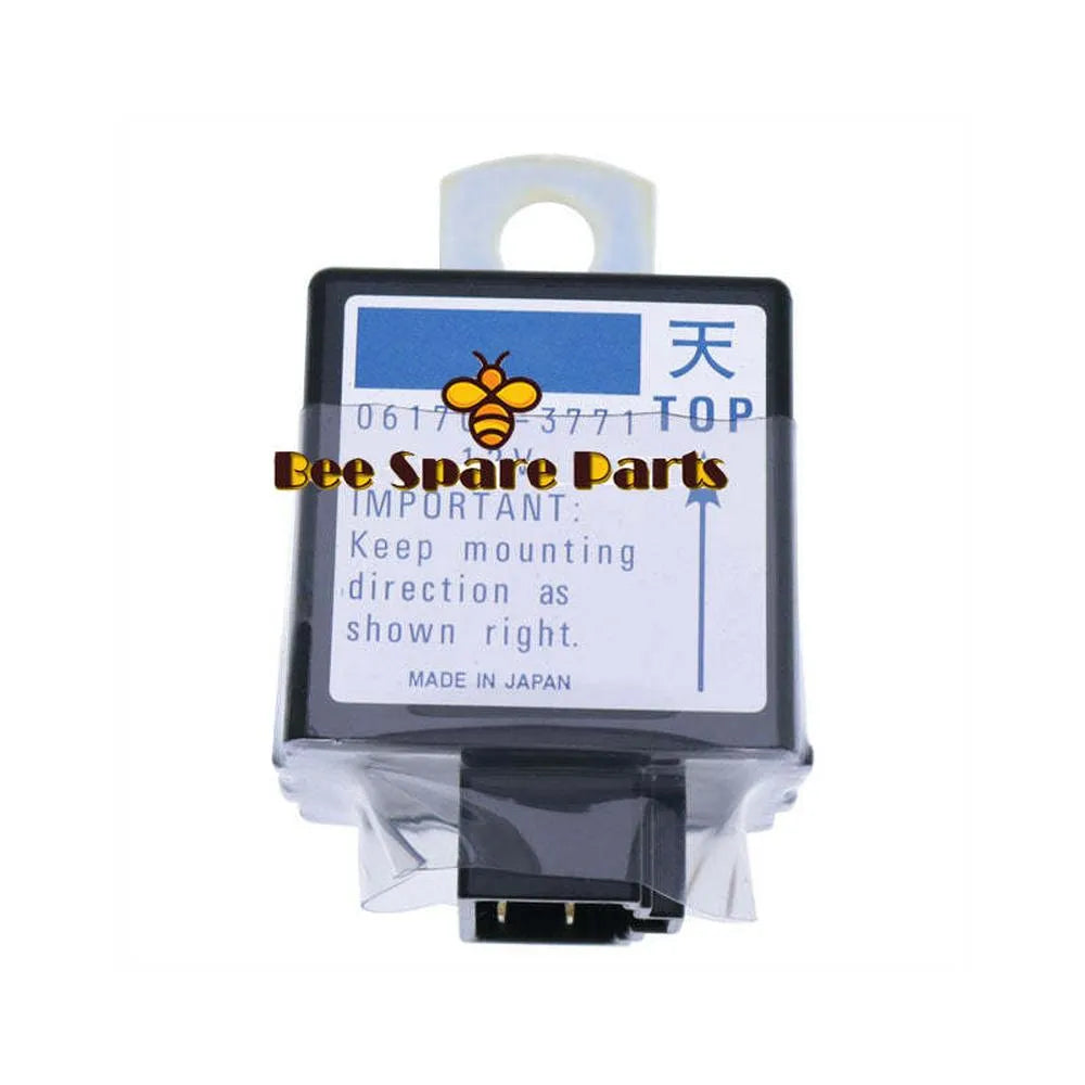 12V Relay 061700-3770 061700-3771 061700-3760 T0070-31410 for Kubota Relay Stop Solenoid B1550E B1750D BX1800D BX1850D-Replacement Aftermarket Parts