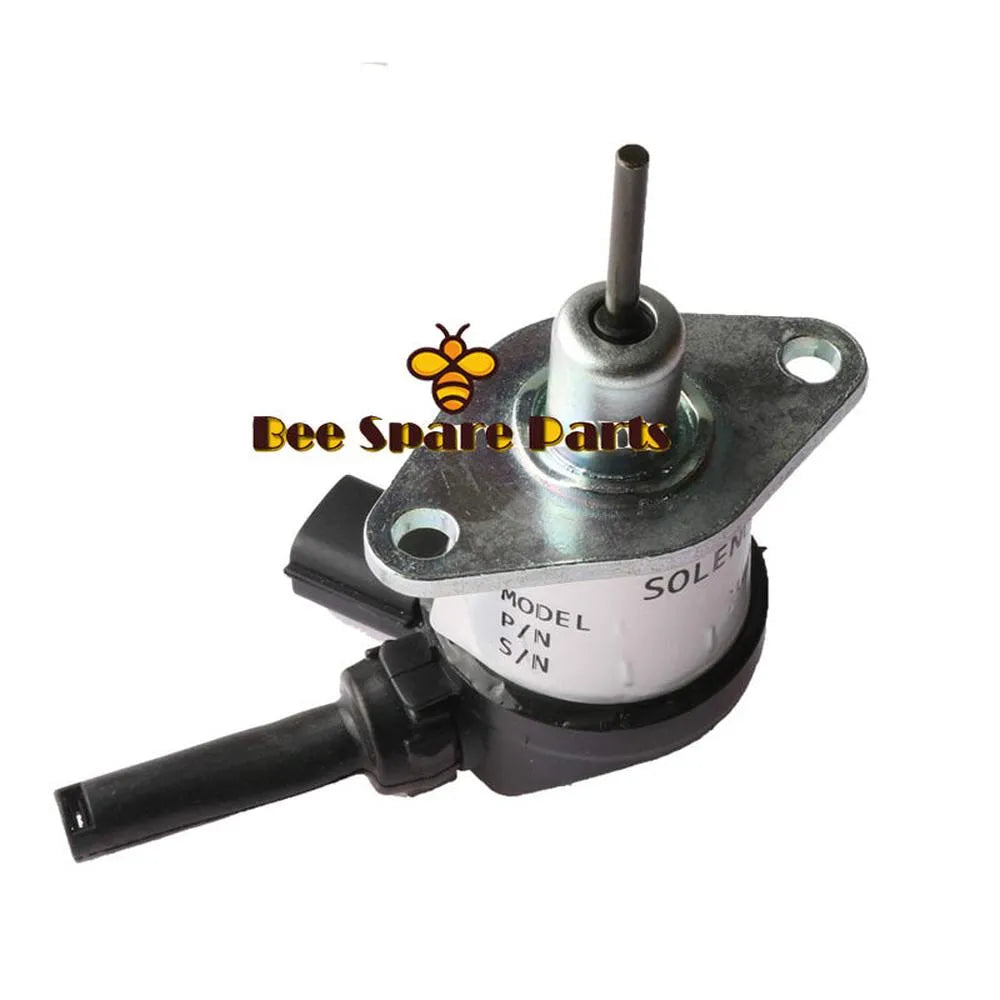 12V Stop Solenoid 1G772-60010 1G772-60012 for Kubota V3307 Engine SVL75 M6040DTC M6040F M7040DT-Replacement Aftermarket Parts