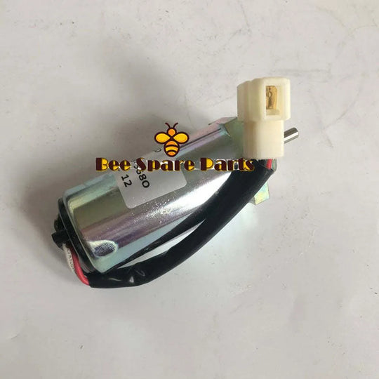 12V Stop Solenoid 897070-1303 897070-1302 897070-1301 for Doosan Deawoo Excavator SOLAR 035 SOLAR 030-BeeSpareParts