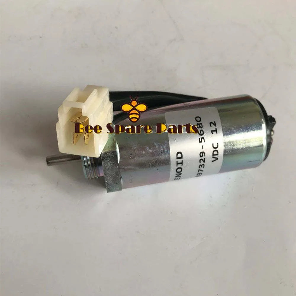 12V Stop Solenoid 897070-1303 897070-1302 897070-1301 for Doosan Deawoo Excavator SOLAR 035 SOLAR 030-BeeSpareParts