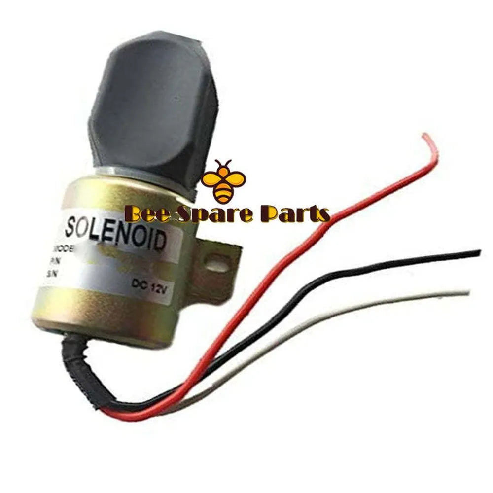 12V Stop Solenoid SA-3786-12 1753ES-12E6ULB1S1 for Kubota Diesel Engine 21HP 91-05 Grasshopper Mower 721D2-Replacement Aftermarket Parts