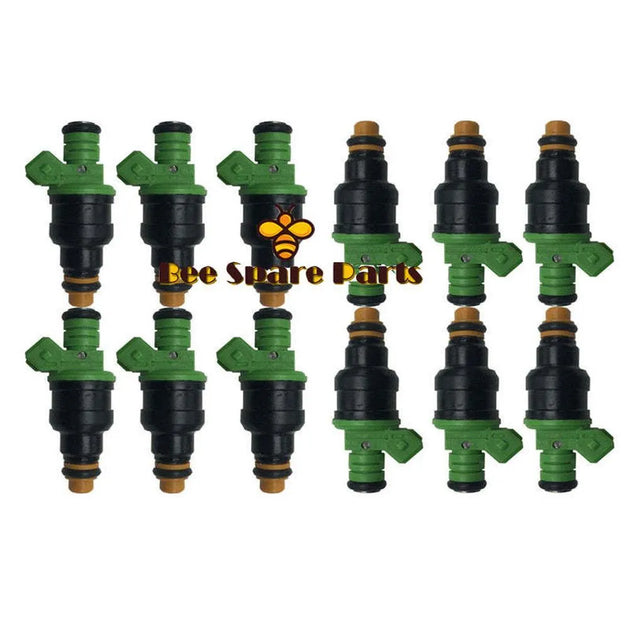 12x HI-FLOW FUEL INJECTORS 0280150558 BMW MERCEDES JAGUAR ASTON V12 440cc 42LB-BeeSpareParts