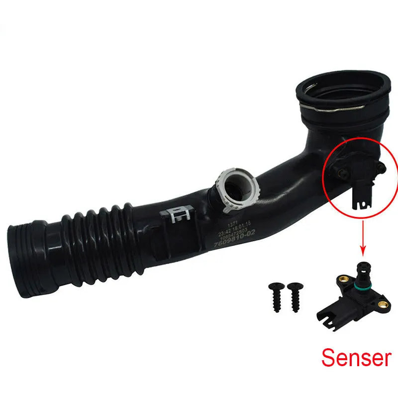 13717609810 Car Accessories Air Cleaner Intake Pipe For BMW 7 Series X6 F01 F02 E71 Turbocharged Tube Air Hose-BeeSpareParts