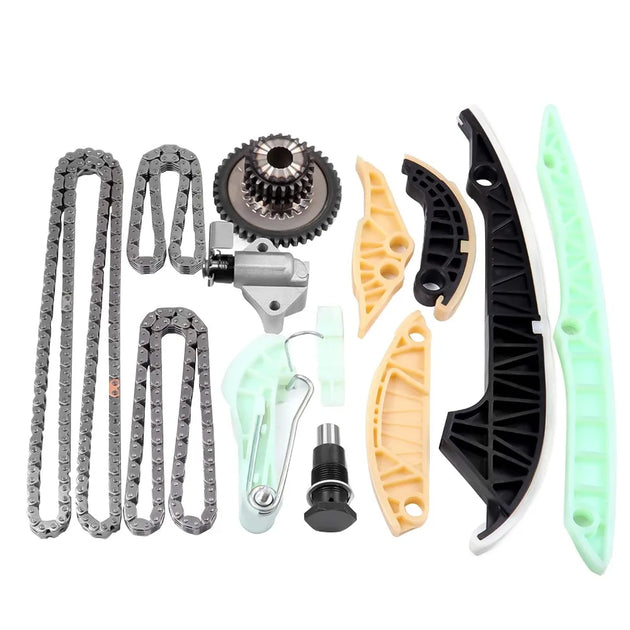 13pcs Upgraded Timing Chain Tensioner Kit For Audi A4 A5 Q5 VW GTI Tiguan 2.0T-BeeSpareParts