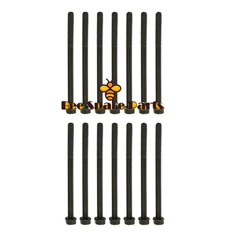 14 PCS CYLINDER HEAD BOLT FOR KOMATSU ENGINE 3D88E-BeeSpareParts