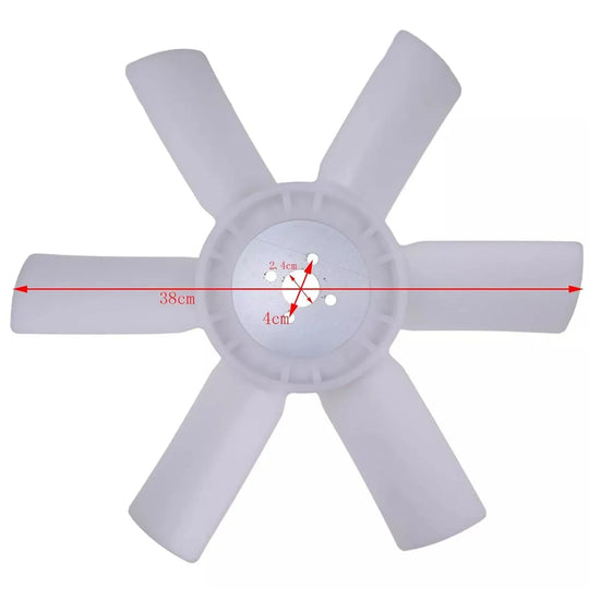 145306730 Fan Blade fits Perkins Engine 403D-15 404D-22 403C-15 404C-22 104-19-BeeSpareParts