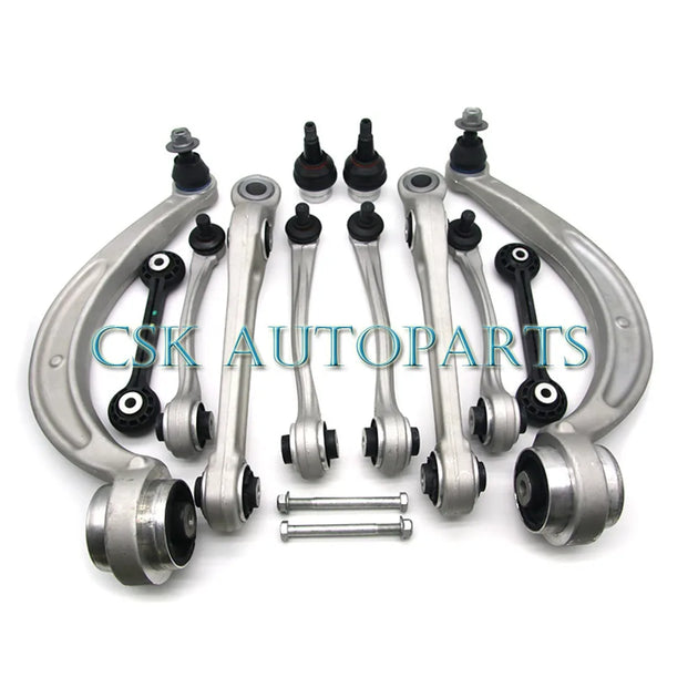14pcs Front Lower Upper Control Arm Suspension Kits for Audi A4 A5 Quattro 08-10-BeeSpareParts