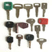 14PCS Heavy Equipment Keys Set Construction Ignition Key Set For Excavator-Replacement Aftermarket Parts