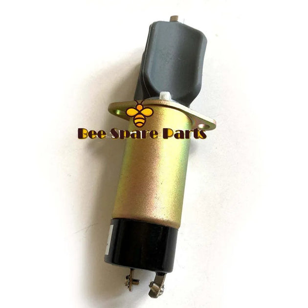 1502-12A7U1B 129470-67320 12V Shut Off Solenoid for Yanmar 12V 3, 4 & 6 Cylinder-BeeSpareParts
