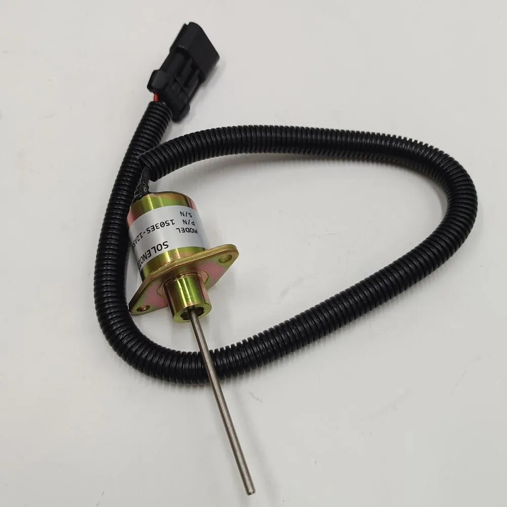 1503ES-12A5SUC9SCC28 12V Fuel Flameout Solenoid Valve 25-38109-05S for Kubota-Replacement Aftermarket Parts
