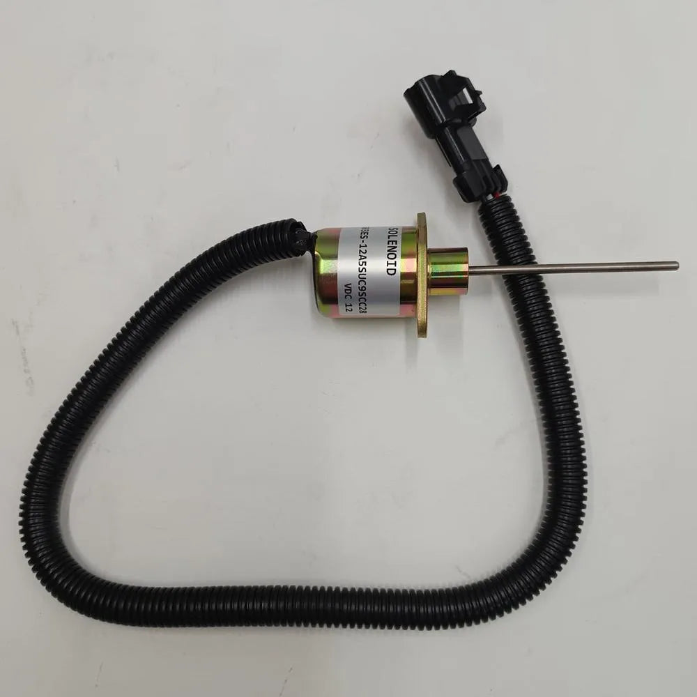 1503ES-12A5SUC9SCC28 12V Fuel Flameout Solenoid Valve 25-38109-05S for Kubota-Replacement Aftermarket Parts