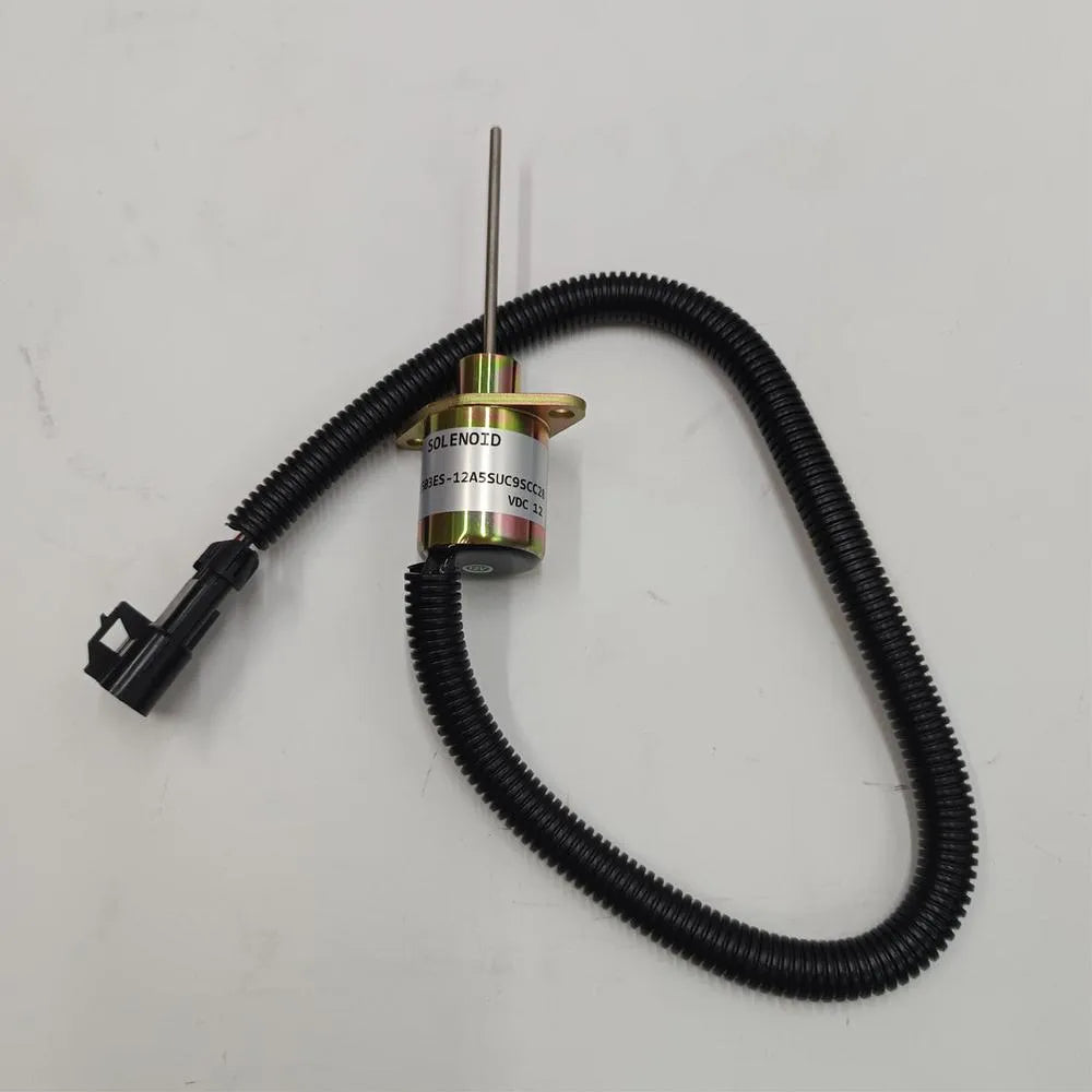 1503ES-12A5SUC9SCC28 12V Fuel Flameout Solenoid Valve 25-38109-05S for Kubota-Replacement Aftermarket Parts