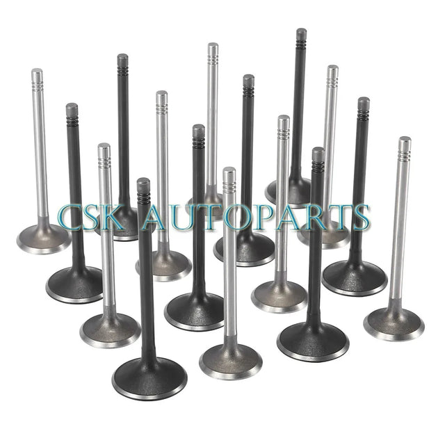 16pcs Intake & Exhaust Valves Set for 1.8T 2.0T VW GTI GLI Audi A3 Seat Engine-BeeSpareParts