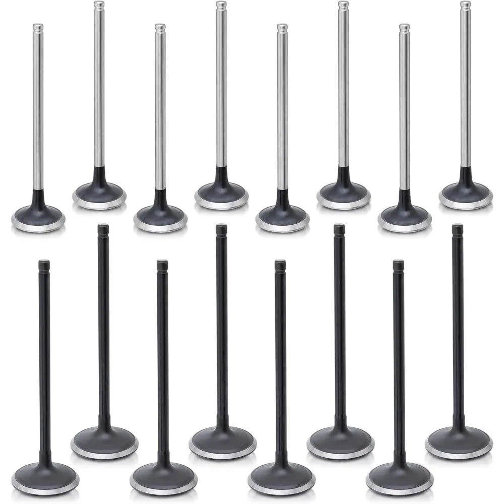 16pcs Intake & Exhaust Valves Set For Ford Ranger Land Rover Defender 2.2 2.4 TDCi TD4-BeeSpareParts