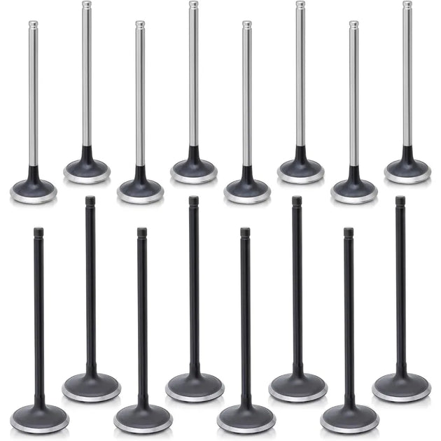 16pcs Intake & Exhaust Valves Set For Ford Ranger Land Rover Defender 2.2 2.4 TDCi TD4-BeeSpareParts