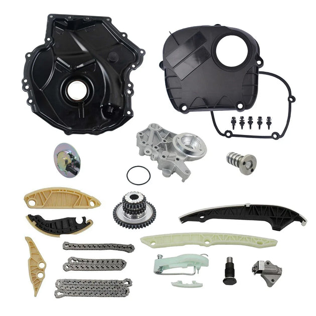16pcs Timing Chain Tensioner Kit For Audi A3 TT VW CC Jetta Skoda Seat 2.0TFSI-BeeSpareParts