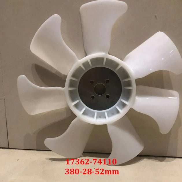 17362-74110 New 7 Blade Fan Fits Kubota Compact Tractor Model L3250-Replacement Aftermarket Parts