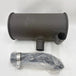 Muffler YT12P00003P1 For Kobelco 70SR 80MSR SK80CS New Holland EH70 EH80 E80 E70-Replacement Aftermarket Parts
