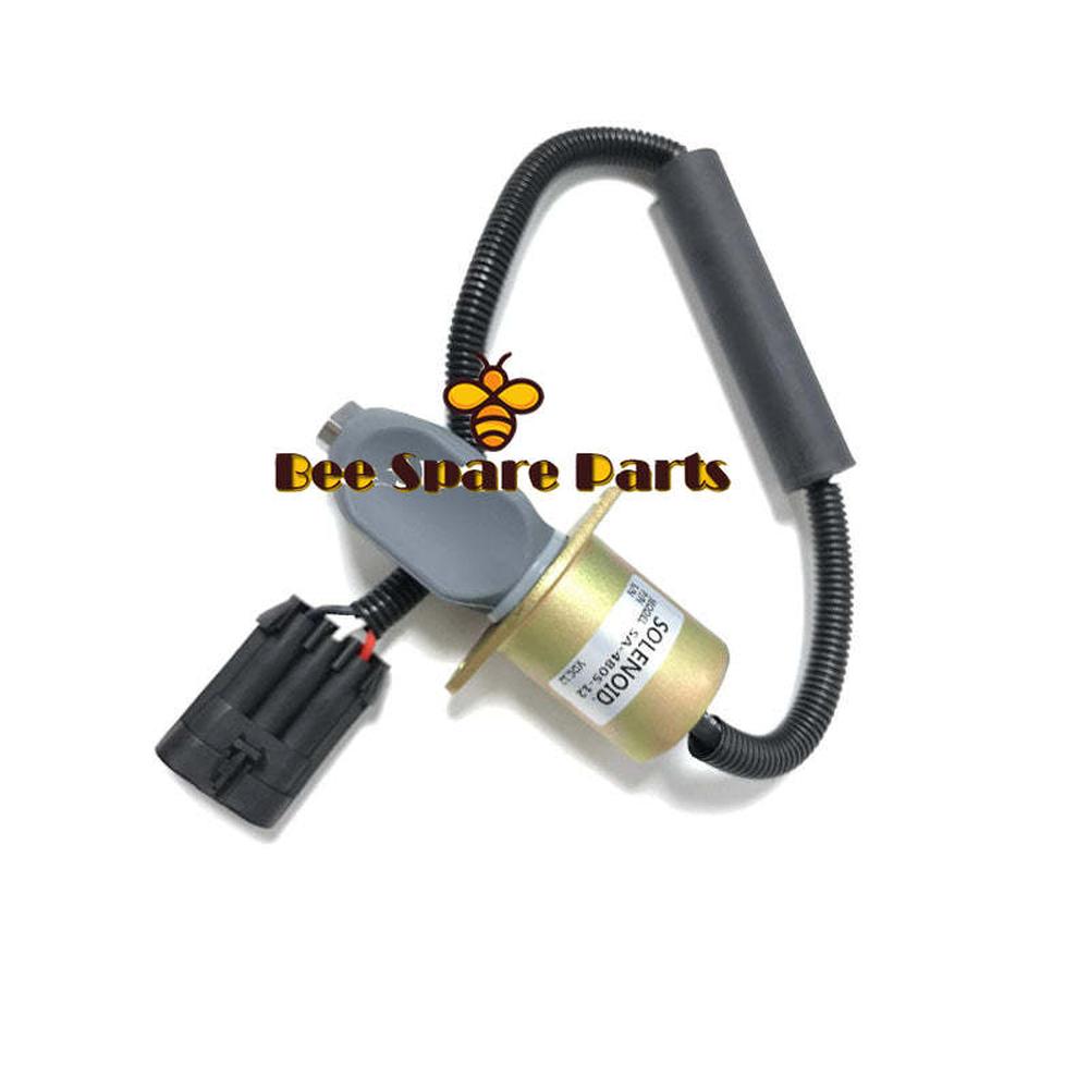 New Diesel Shut Down Solenoid 1753ES-12E6UC4B1S1CC43 For Kubota Engine 12V-Replacement Aftermarket Parts