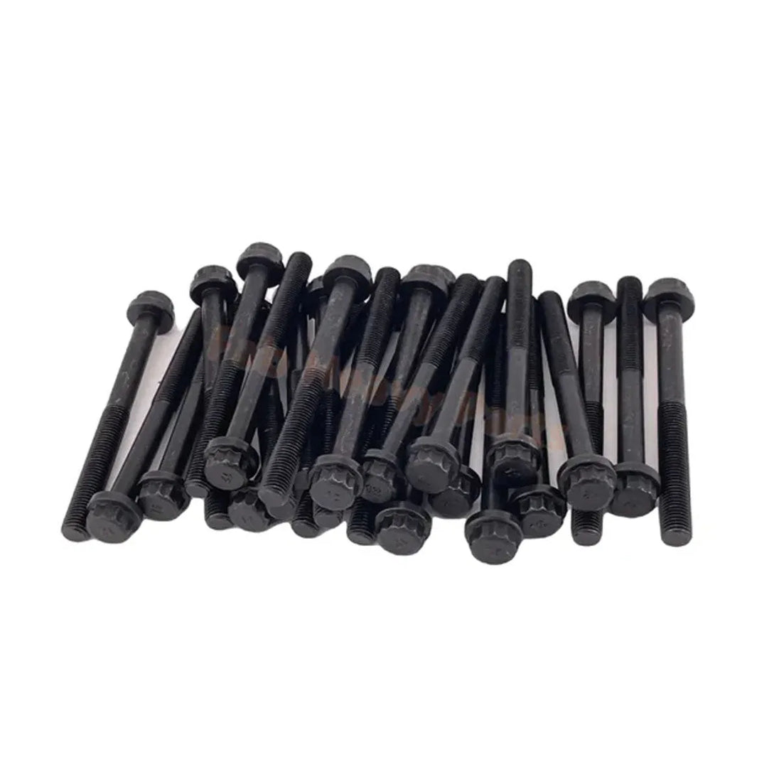 17Pcs Cylinder Head Bolt 6204-13-1610 for Komatsu Engine 3D95 4D95 6D95-Replacement Aftermarket Parts