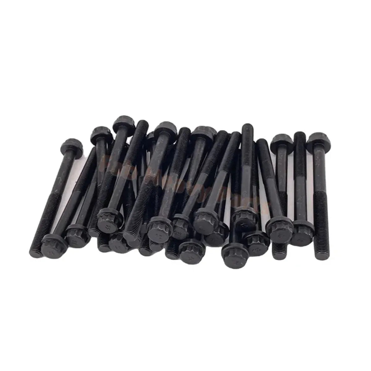 17Pcs Cylinder Head Bolt 6204-13-1610 for Komatsu Engine 3D95 4D95 6D95-Replacement Aftermarket Parts