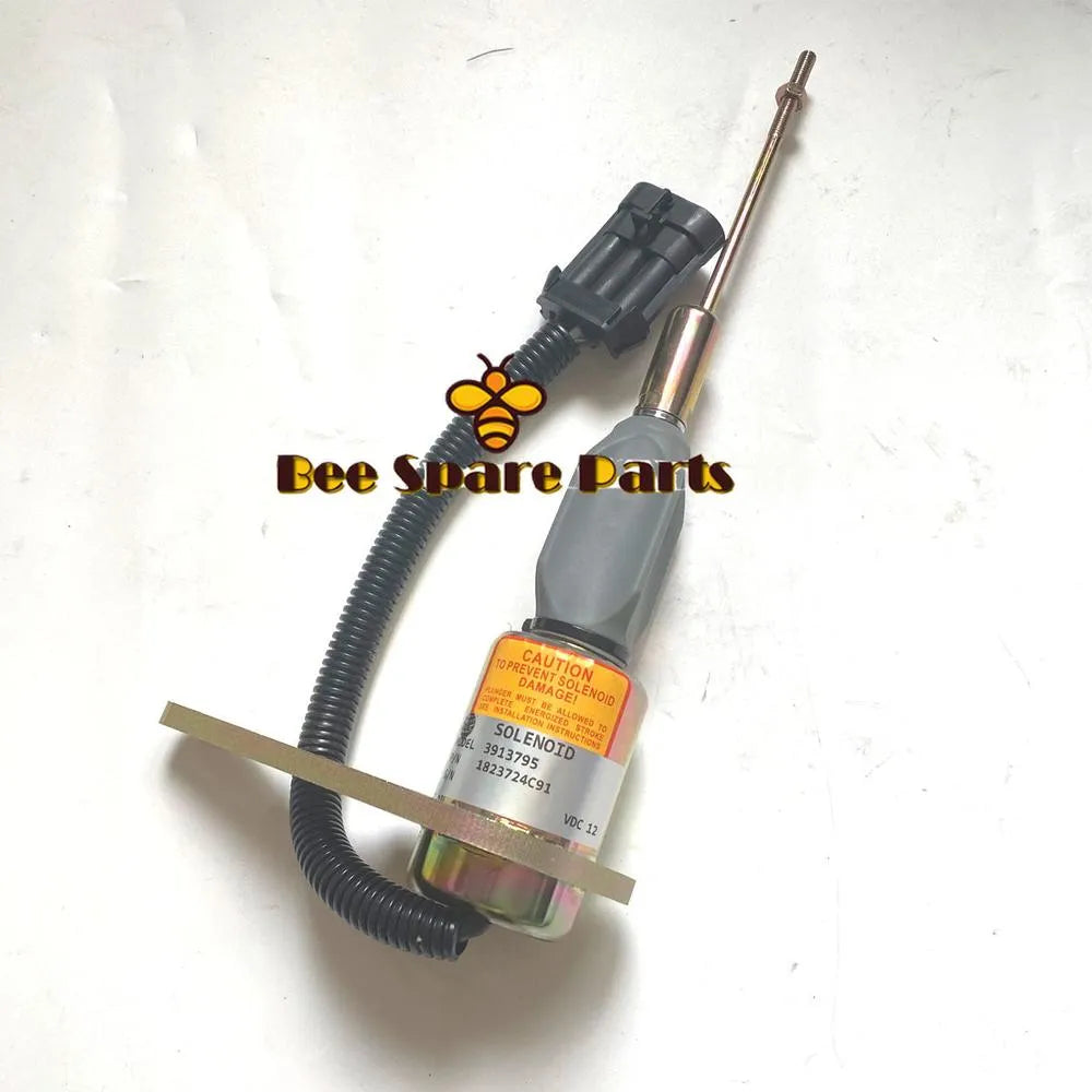 1820453C91 SA-4338-12 for Navistar Engine Perkins Stop Solenoid 3913795 12V-BeeSpareParts