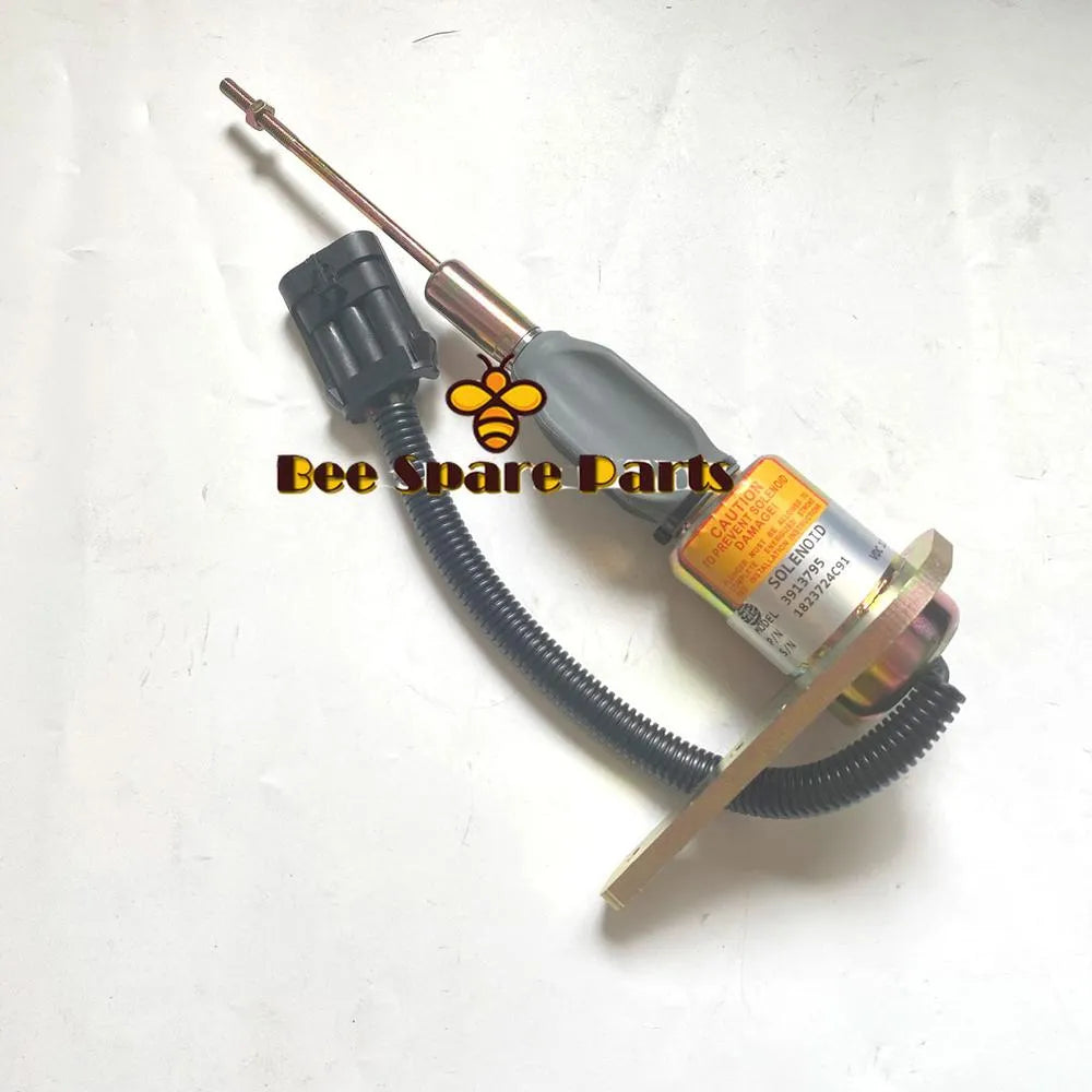 1820453C91 SA-4338-12 for Navistar Engine Perkins Stop Solenoid 3913795 12V-BeeSpareParts