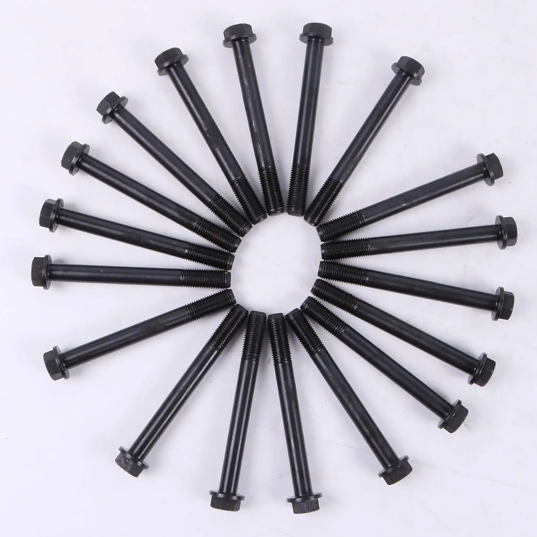 18Pcs Cylinder Head Bolt 119174-01200 11917401200 Replacement for Yanmar 4TNE106 4TNV106 4TNV106T 4LHA 4LH-STE Replacement for Komatsu 4D106 Engine-BeeSpareParts