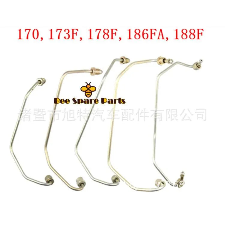 1PC 170F 173F 178F 186F 188F 192F Fuel injection pipe diesel high pressure pipe-BeeSpareParts