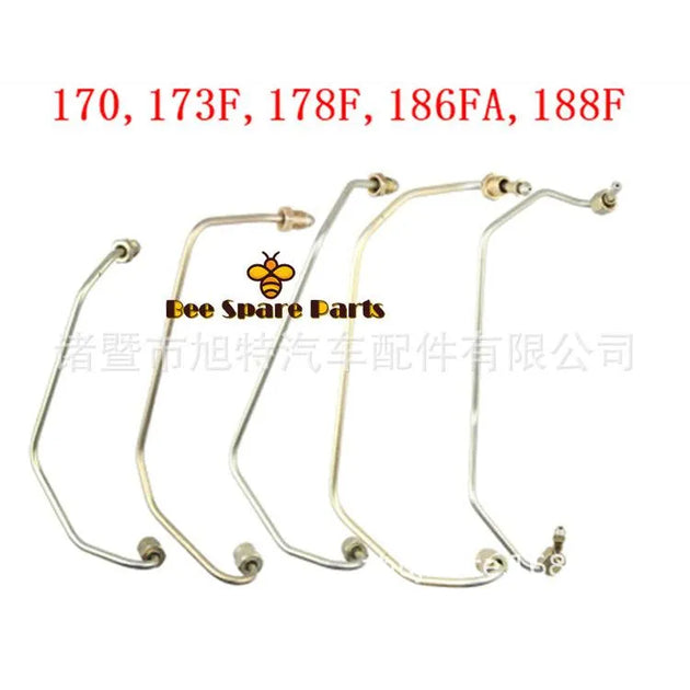 1PC 170F 173F 178F 186F 188F 192F Fuel injection pipe diesel high pressure pipe-BeeSpareParts
