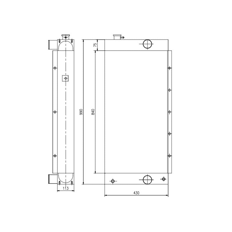 Firs JCB JS220B Radiator 30/926129 30/926977