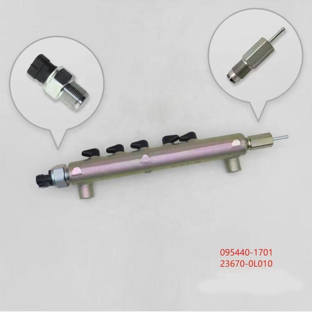 Diesel Fuel Common Rail Pipe 23810-0L010 095440-1701 for Toyota 2KD 