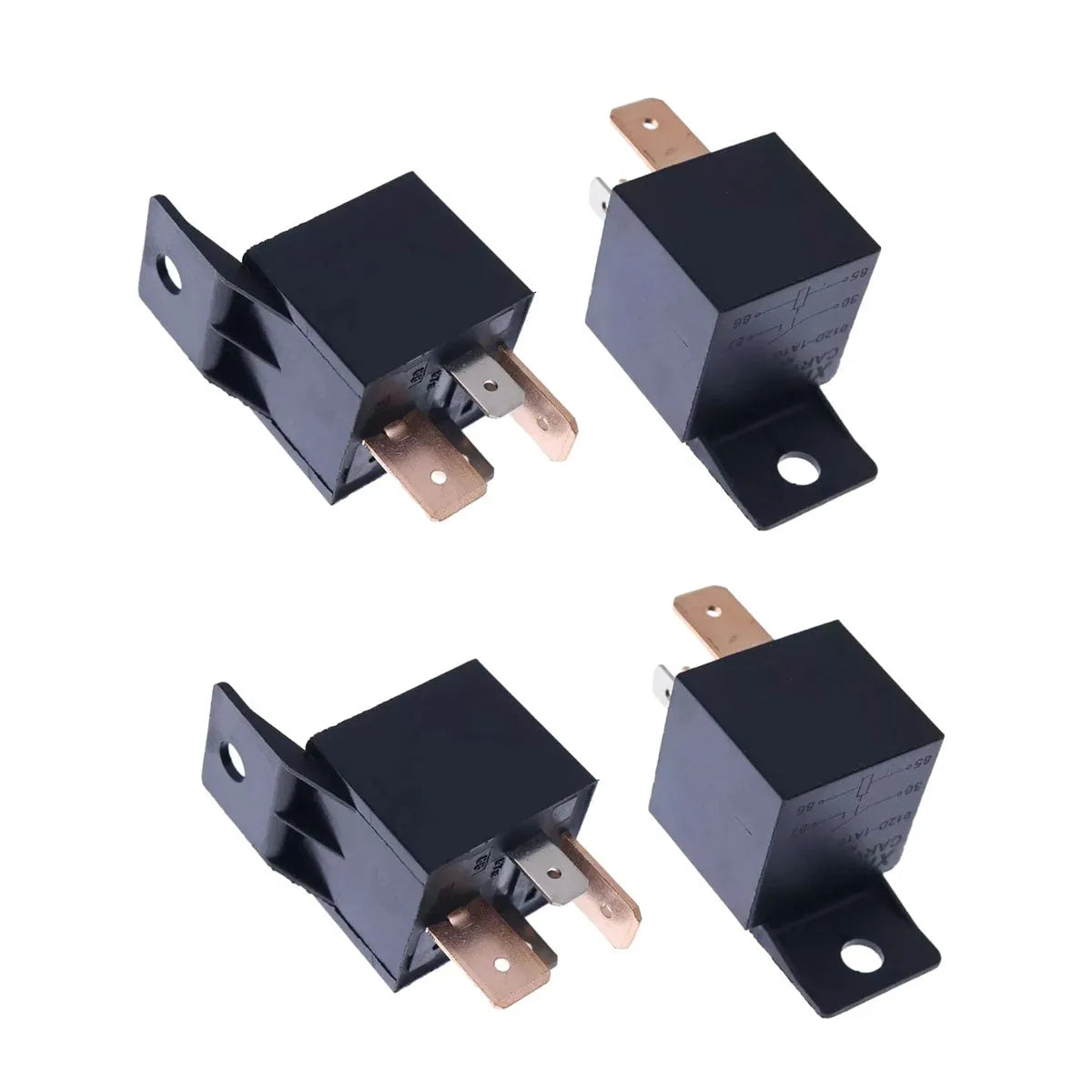 4X Fuel Shutoff Solenoid Relay 80A 14V 4pin For Cummins 94-98 Dodge 5.9L Engine-Relay-BeeSpareParts