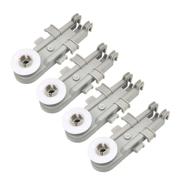 4PACK Upper Dishrack Wheel 8268743 for Whirlpool Kenmore KitchenAid Dishwasher-BeeSpareParts