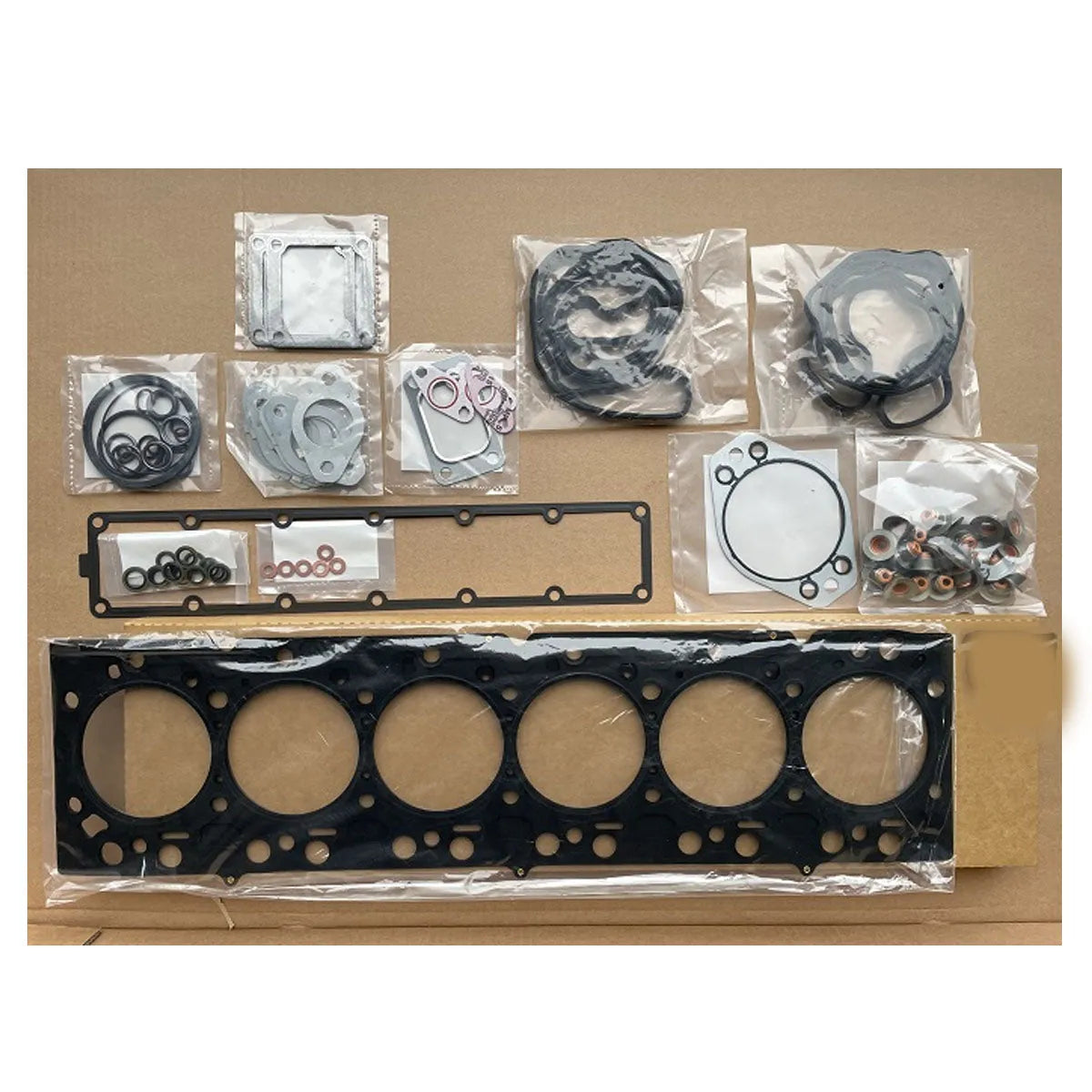 For Cummins Full Gasket Kit ISB6.7 Spare Parts Excavator-Gasket & Gasket Kit-BeeSpareParts