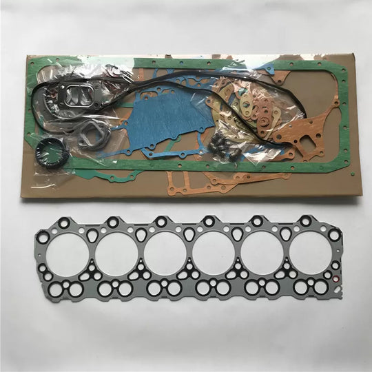 For Mitsubishi 6D34 6D34T Overhaul Gasket Kit With Head Gasket ME997397 for Kato HD820 Kobelco SK230-8E Excavators