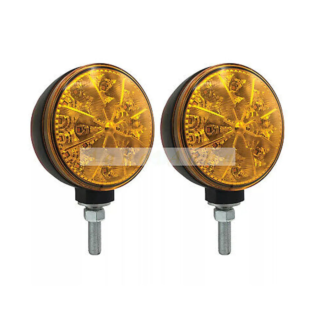 2X Double Sided Warning Light For John Deere Tractor 4020 3020 2020 1020 5730-BeeSpareParts