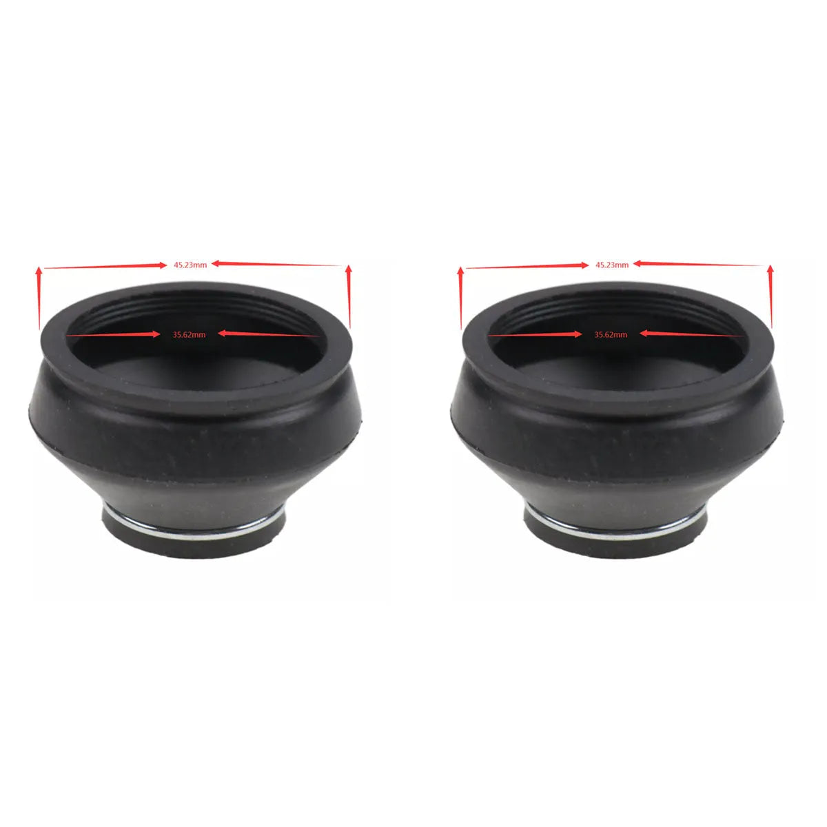 2pcs Dust Rubber Cover 35080-44680 For Kubota MX5400F M4700 M6800 MX5200F M7040FC-Replacement Aftermarket Parts
