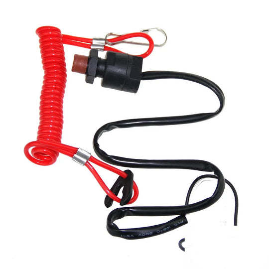 Kill Stopswitch Stop Switch 6E9-82575-09 For Yamaha 15HP 25HP 30HP 40HP Motor-Replacement Aftermarket Parts