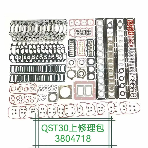 Diesel Engine Qst30 Diesel Engine Upper Gasket Set 3804718 6215-K1-9900 6215-K1-9901 Engine Gasket Kit-Gasket & Gasket Kit-BeeSpareParts