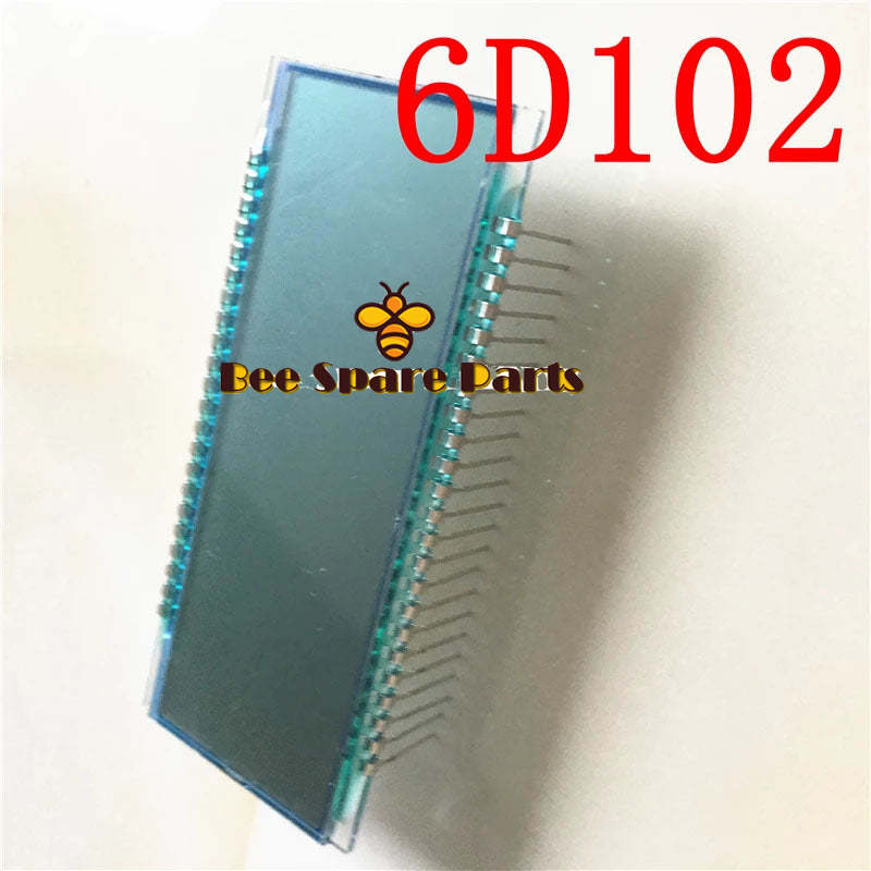 6D102 LCD Screen For Komatsu PC-6 PC200-6 PC220-6 PC300-6 Excavator Monitor