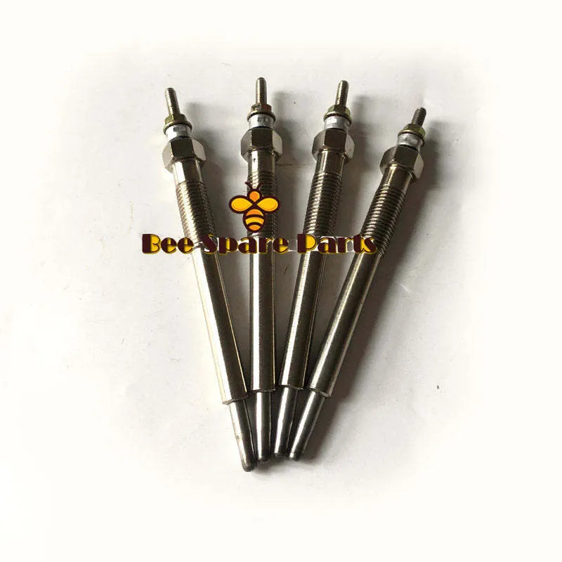 4 pcs Glow Plug 1G852-65512 1G852-65510 1G911-65510 for Kubota M4500 Engine-Replacement Aftermarket Parts