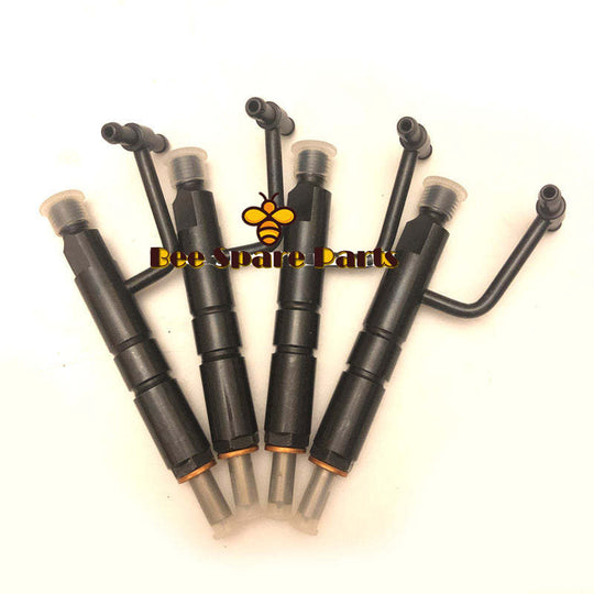 4 pcs 4JB1 Fuel Injector 6646906 for Mustang Bobcat 843 853 1213 960 2060 Loader