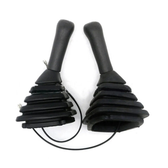 1Pair Control Lever Handle 235-8969 with Boot For CAT Excavator 320B 320C 320D-Replacement Aftermarket Parts