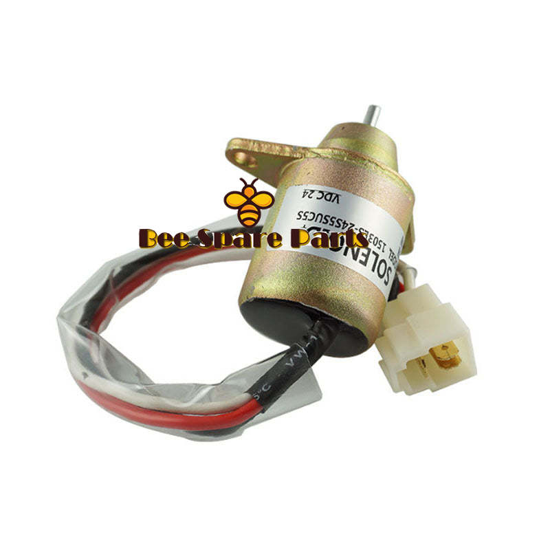 Fuel Shutoff Solenoid 129612-77940 YM129612-77940 1503ES-24S5SUC12S SA-4614-T for Yanmar 4TNV98 4TNV94