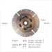 20T Disk Damper 207-01-71310 For Komatsu PC300-7 PC300-8 PC350-7 PC350-8 PC360-BeeSpareParts