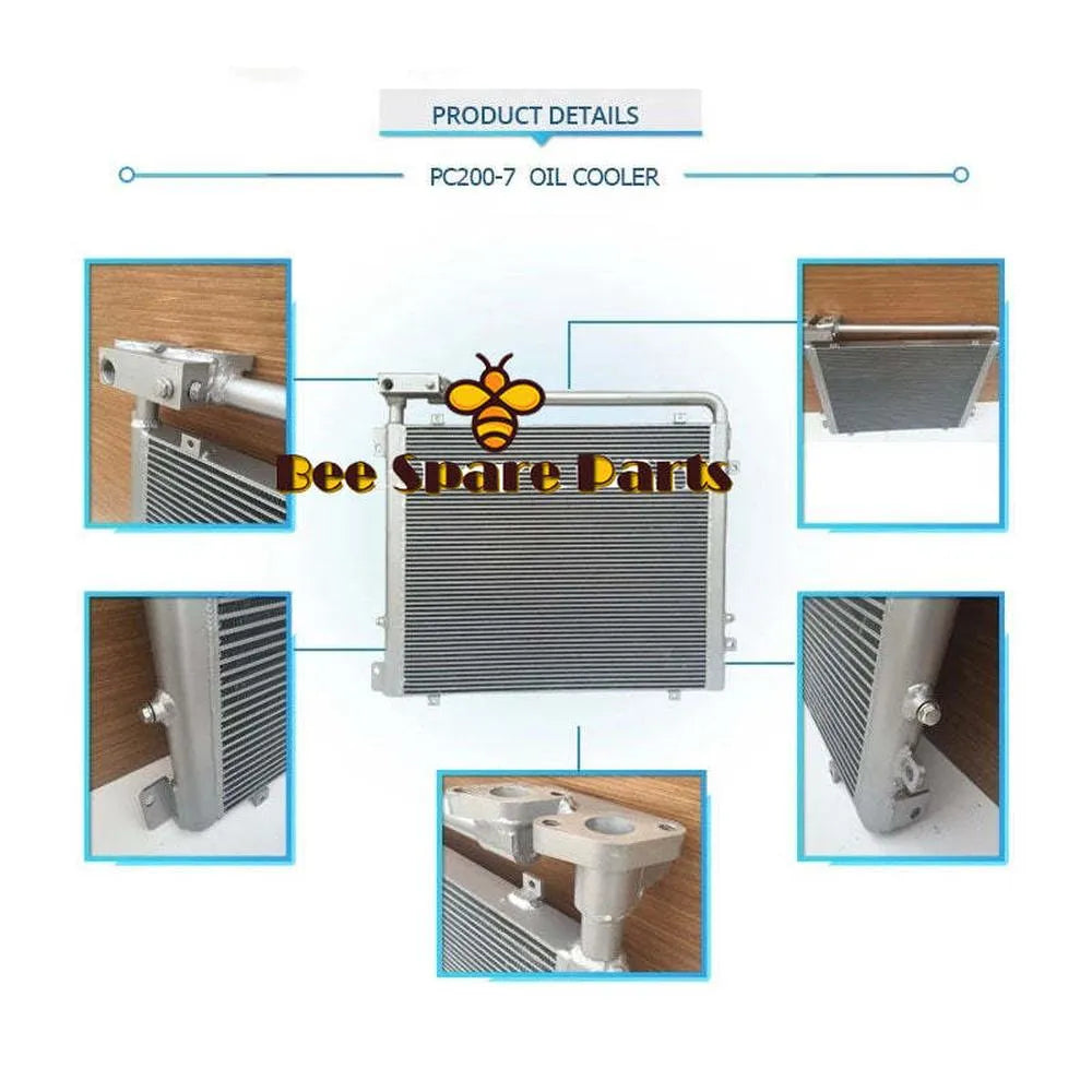 20Y-03-31121 Hydraulic Oil Cooler FITS for Komatsu Excavator PC200-7 PC200LC-7 6D102 BZ210-1-BeeSpareParts