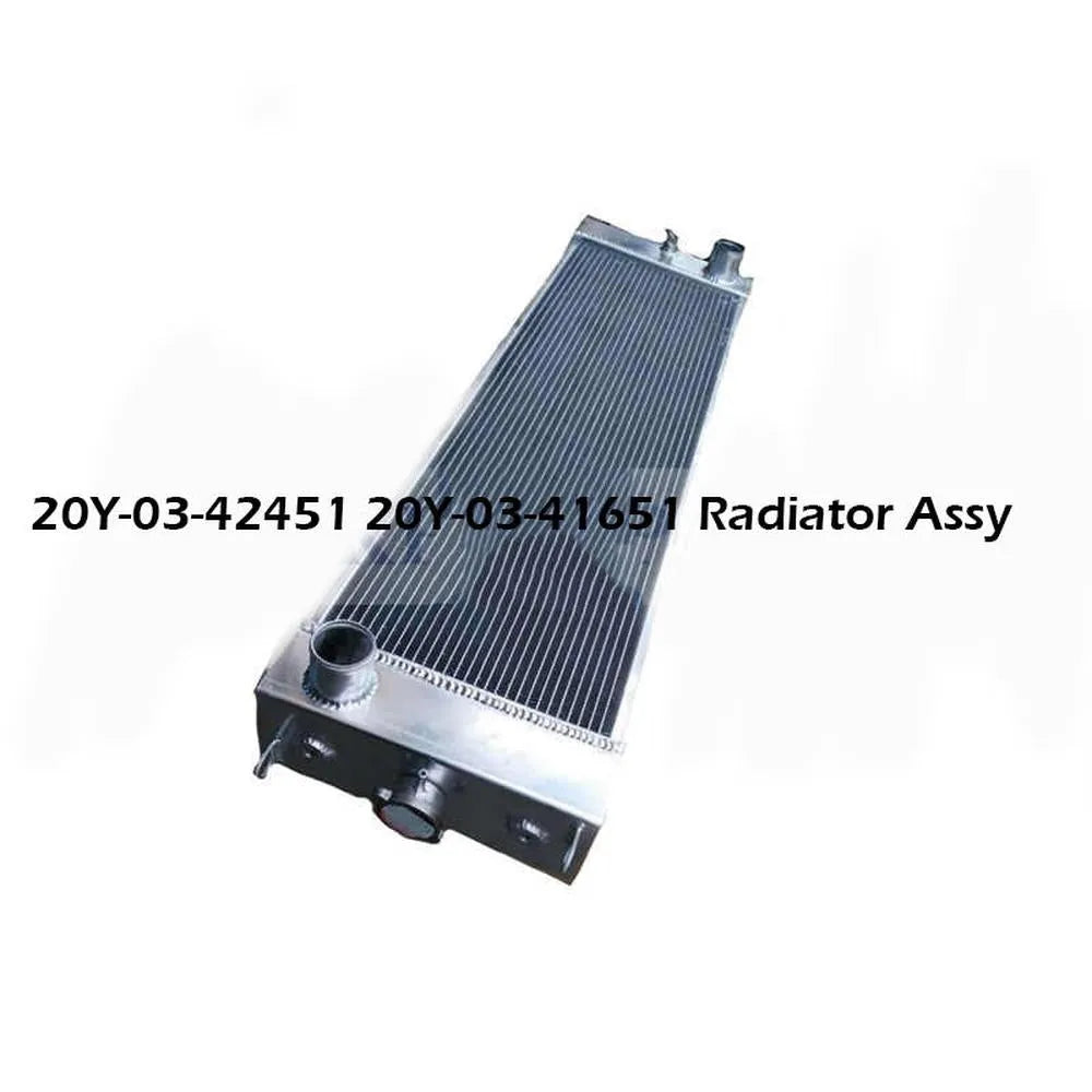 20Y-03-42451 20Y-03-41651 Radiator Assy for Komatsu Excavators PC200-8 PC200LC-8-BeeSpareParts