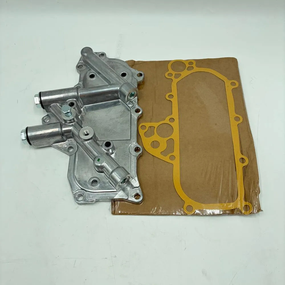 21305-43G01 Oil Cooler Cover With Gasket For Nissan Forklift TD27 TD25 Engine-Oil Cooler-BeeSpareParts