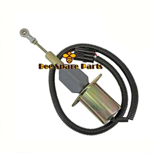 24V NEW Fuel Shutdown Shut Off Solenoid 3932546 for Cummins Excavator SA-4639-24-Solenoid & Solenoid Valve-BeeSpareParts